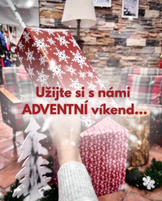 🎄 Užijte si s námi ADVENTNÍ víkend, nadělujeme vánoční slevy…🎁 Nestihli jste si nakoupit ani během akce BLACK FRIDAY,...
