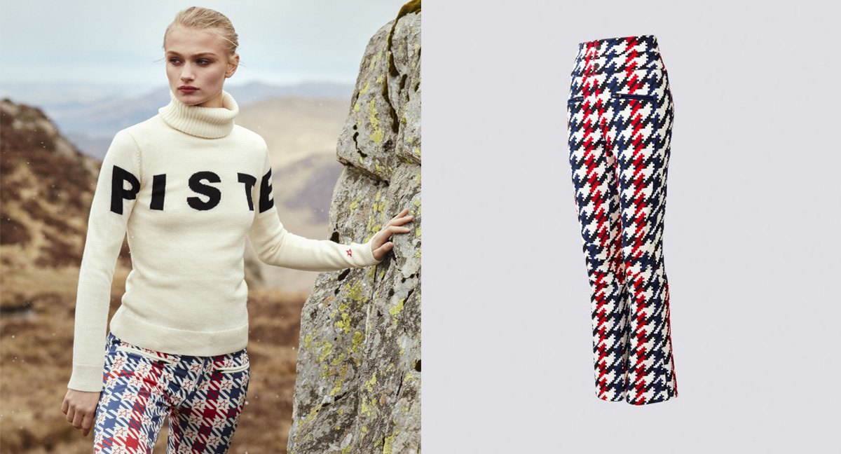 Perfect Moment Aurora Flare Pant Print Houndstooth